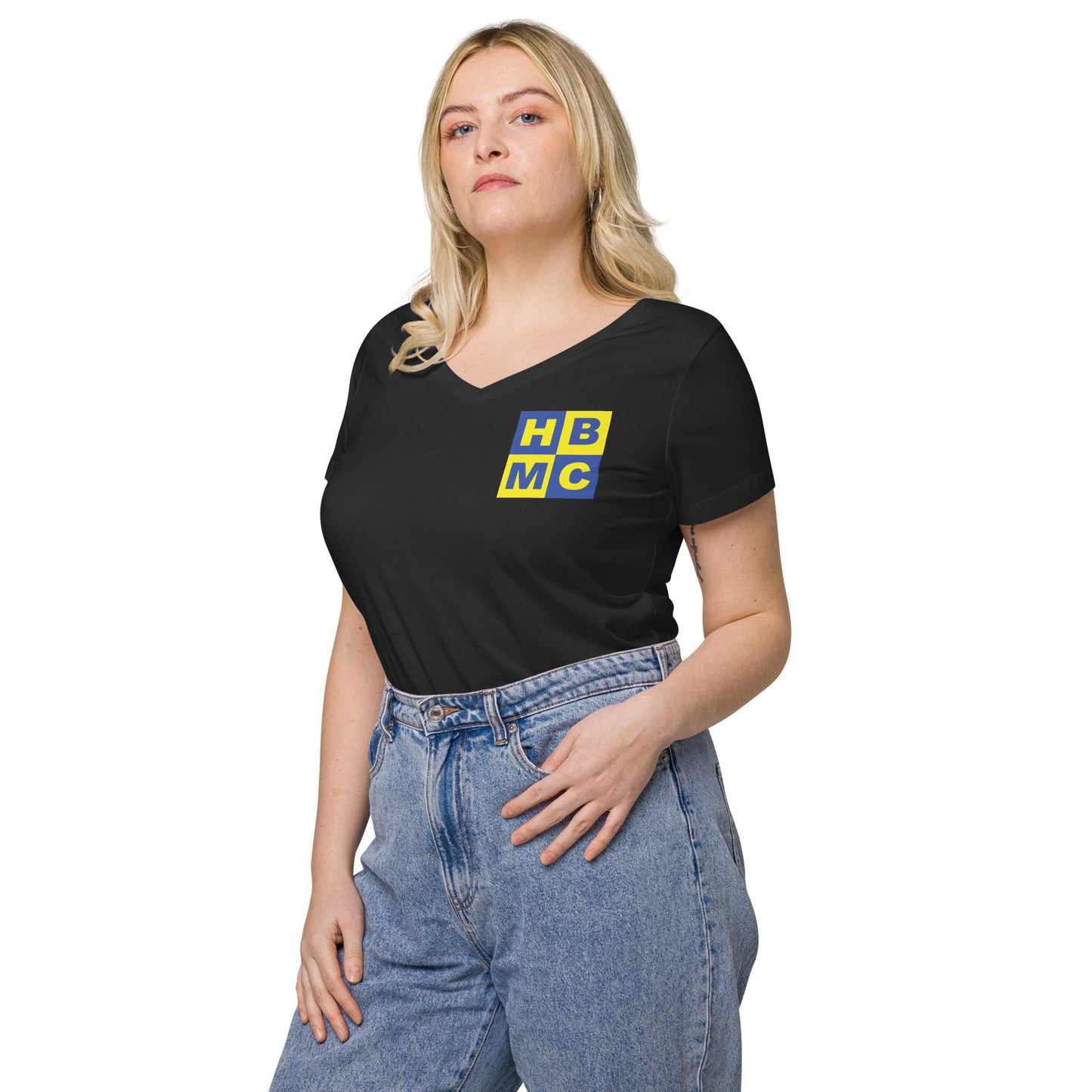 Women’s HBMC Fitted V-Neck Shirt