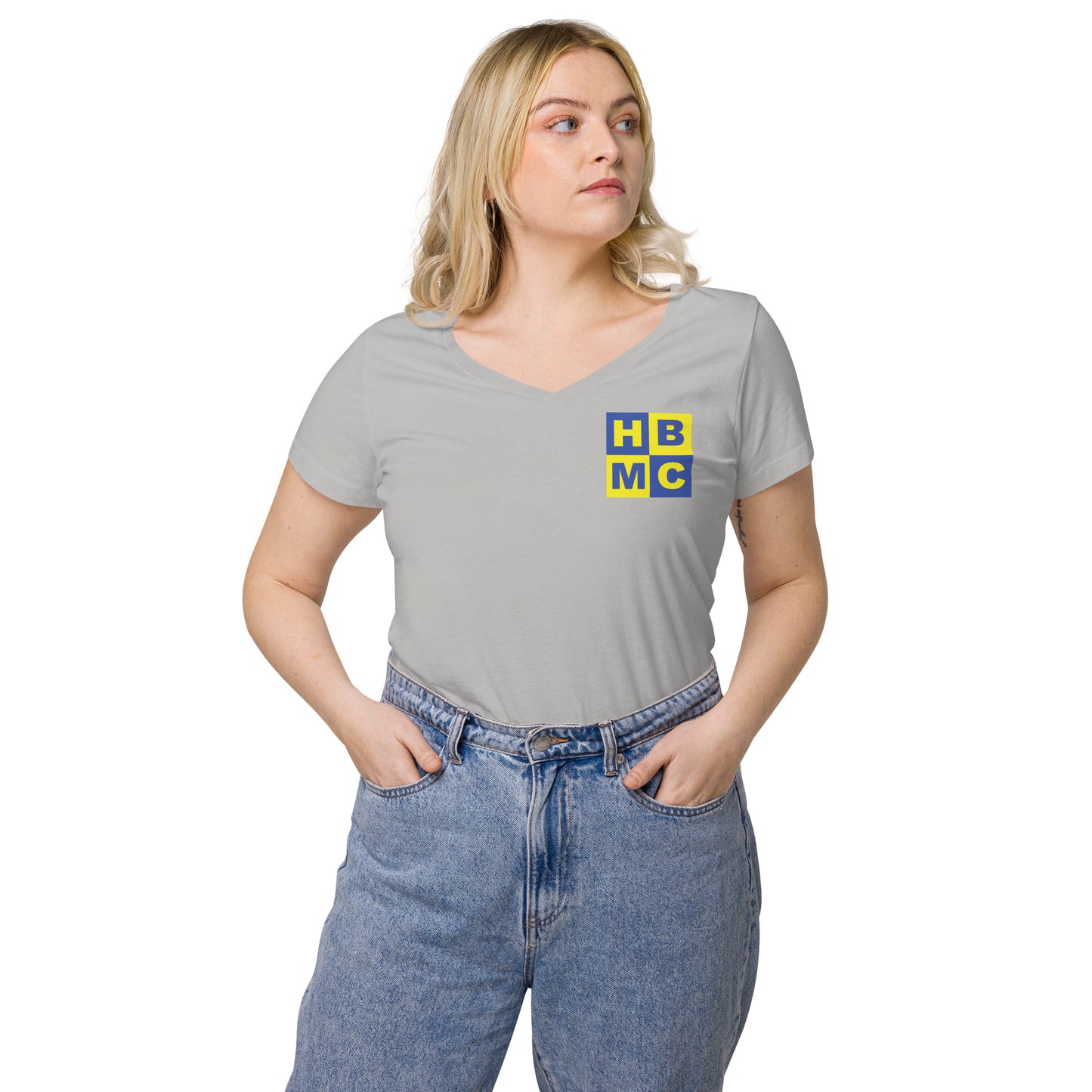 Women’s HBMC Fitted V-Neck Shirt