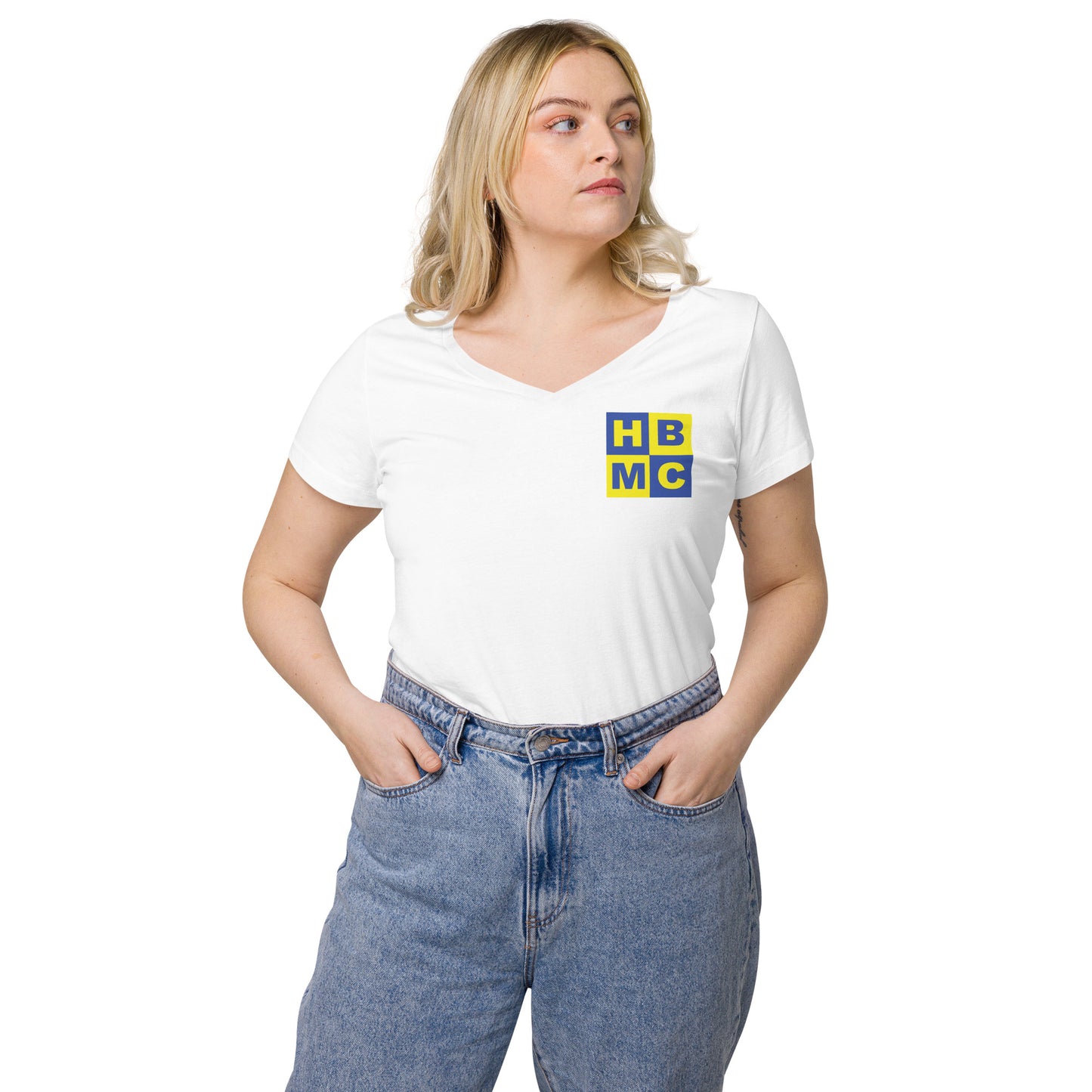 Women’s HBMC Fitted V-Neck Shirt