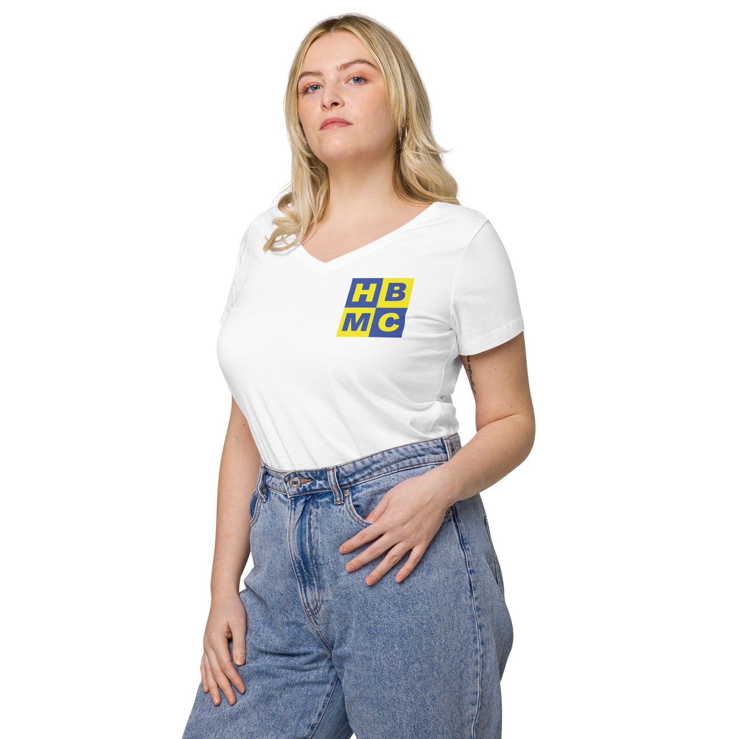 Women’s HBMC Fitted V-Neck Shirt