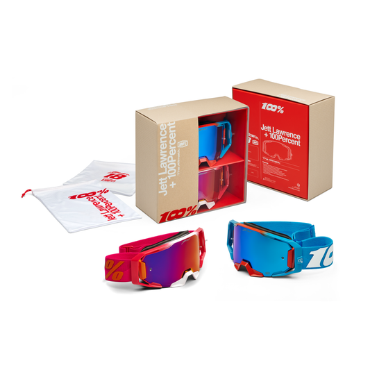 100% Armatic Goggle 2/Pk Jett Lawrence Le Kit - Ultra HD Lens