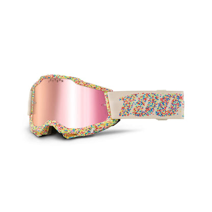 100% Accuri 2 Goggle 2/Pk Le Jett Lawrence Donut with Mirror Lens