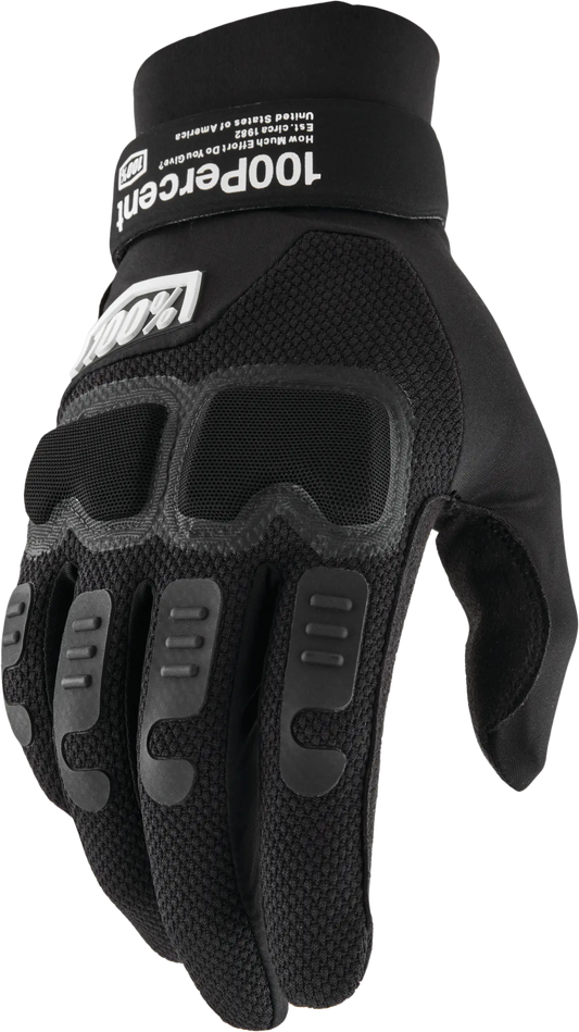 100% Langdale Gloves - Black