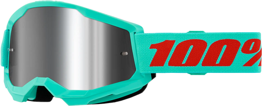 100% Strata 2 Goggle Maupiti Mirror Silver Lens
