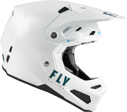 FLY RACING Formula S Carbon Solid White Helmet