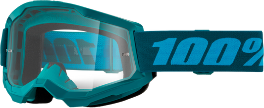 100% Strata 2 Goggle Stone Clear Lens
