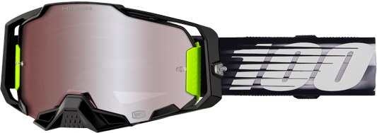 100% Armega Hiper Goggle Lightspeed with Mirror Silver Lens