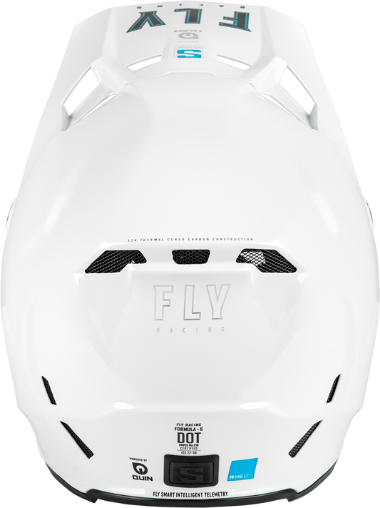 FLY RACING Formula S Carbon Solid White Helmet