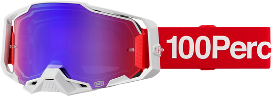 100% Armega Goggle Corbin with Mirror Red/Blue Lens