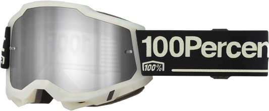 100% Accuri 2 Goggle Glow with Mirror Silver Lens