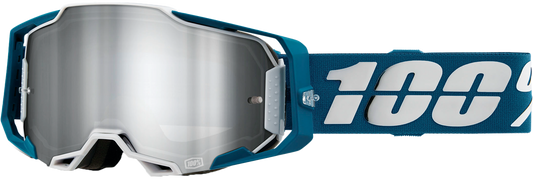 100% Armega Goggle Albar Mirror Silver Flash Lens