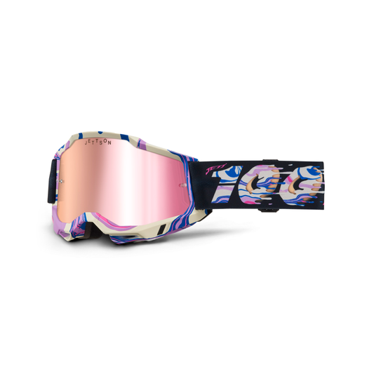 100% Accuri 2 Goggle 2/Pk Le Jett Lawrence Donut with Mirror Lens