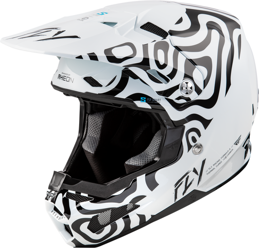 FLY RACING Formula S Carbon Abyss White/Black Helmet