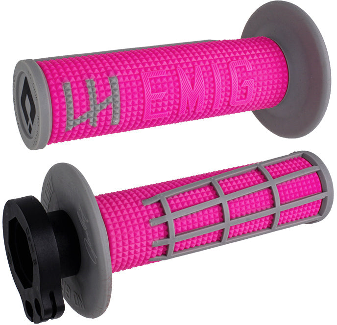 Emig 2.0   V2 Lock On Grip Pink/Grey