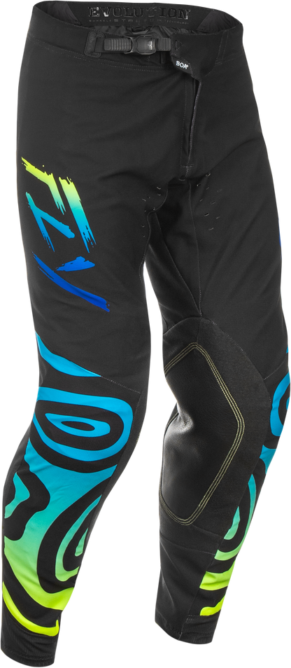 FLY RACING Evolution DST Zen Black/Blue/Hi Vis Pants