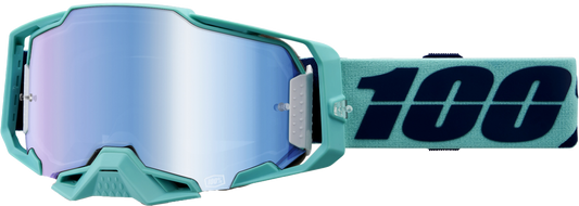 100% Armega Goggle Esterel Mirror Blue Lens