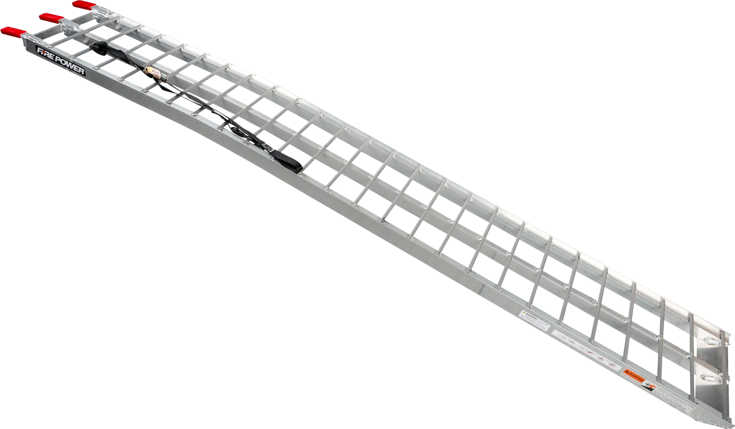 Curved Aluminum Motorcycle Ramp 88" X 12" One Piece