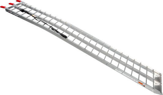 Curved Aluminum Motorcycle Ramp 88" X 12" One Piece