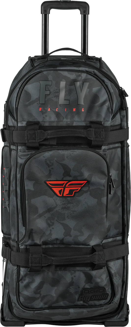 FLY Ogio Rig 9800 Gear Bag Black/Grey Camo - Motocross Gear Bag