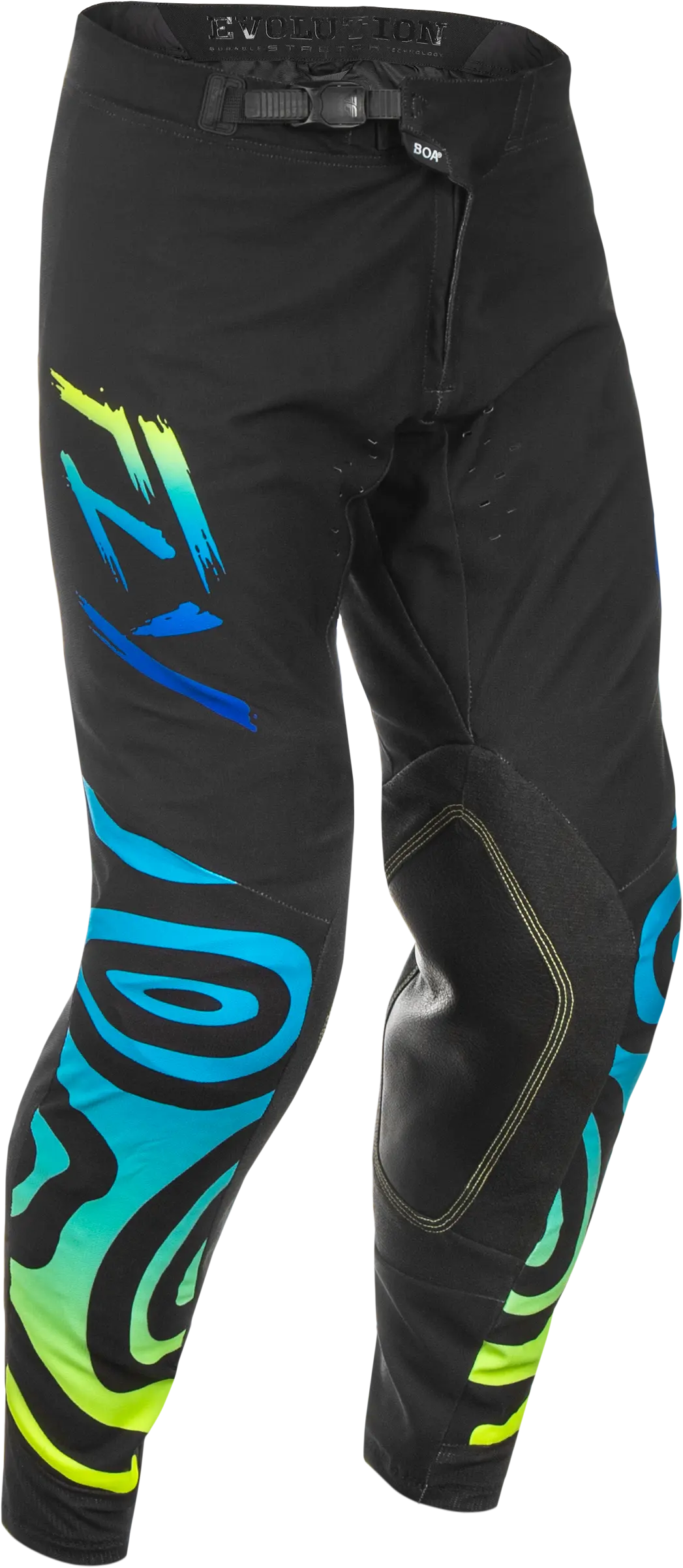 FLY RACING Evolution DST Zen Black/Blue/Hi Vis Pants