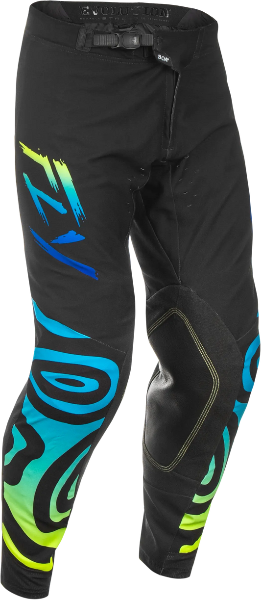FLY RACING Evolution DST Zen Black/Blue/Hi Vis Pants