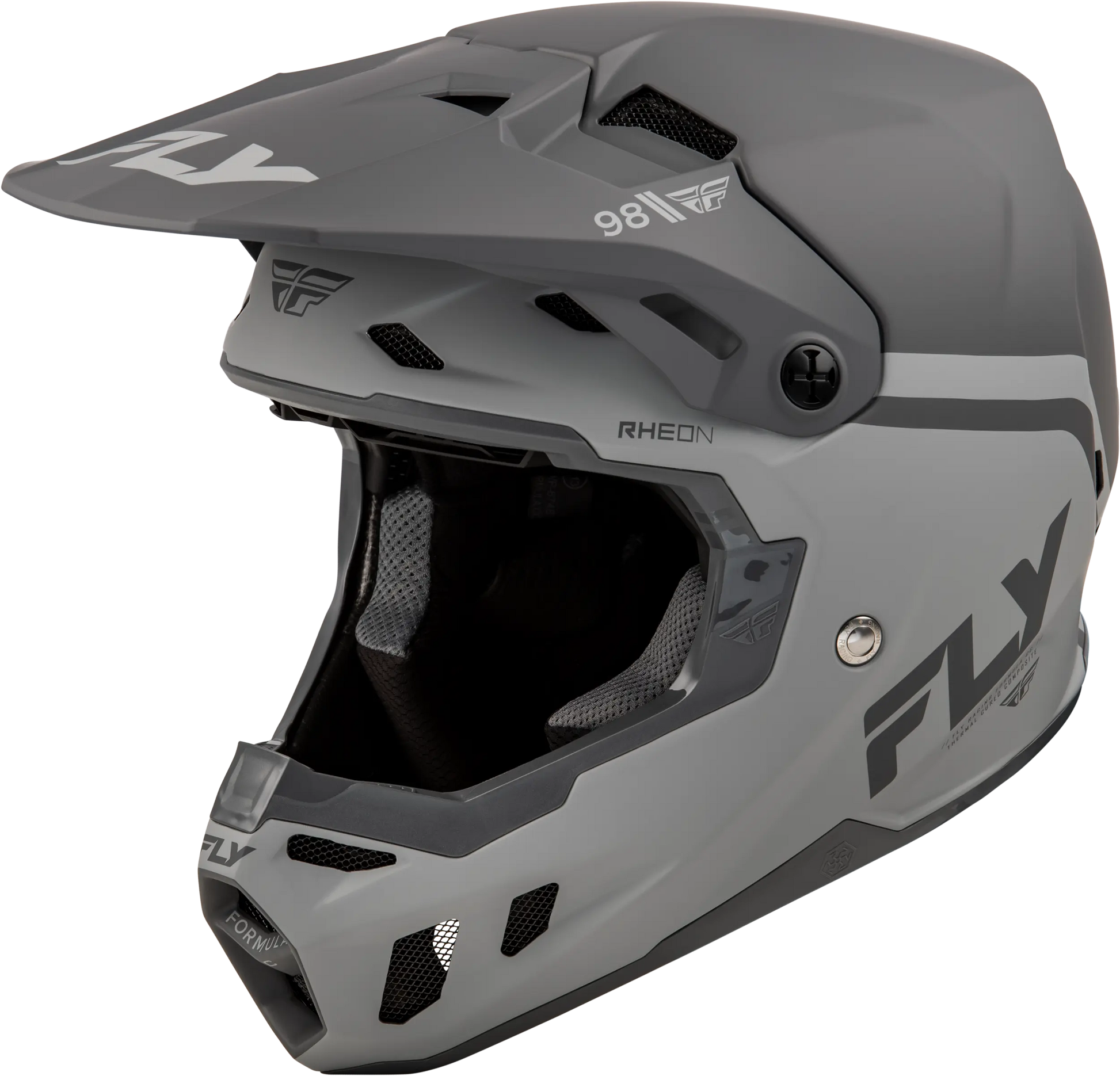 fly white motorcycle helmet Racing 2026 Formula CP DBK Fly Racing F2 Carbon Helmet