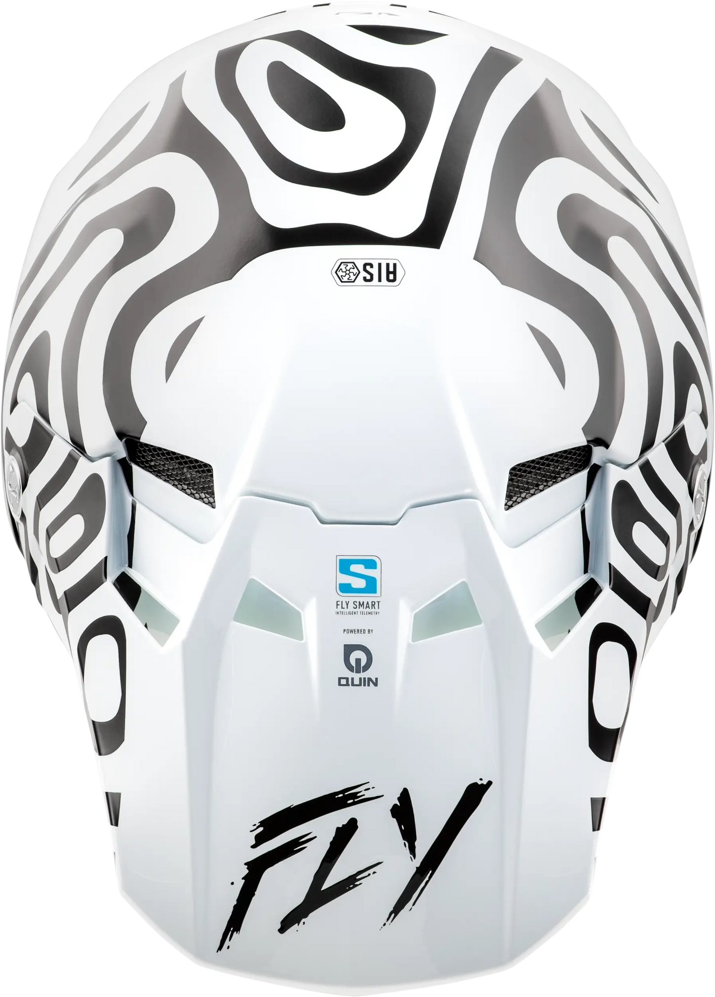 FLY RACING Formula S Carbon Abyss White/Black Helmet
