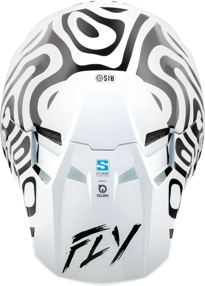FLY RACING Formula S Carbon Abyss White/Black Helmet