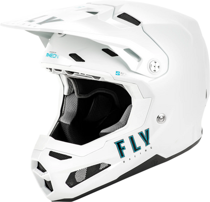 FLY RACING Formula S Carbon Solid White Helmet
