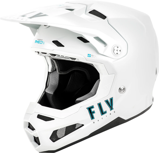 FLY RACING Formula S Carbon Solid White Helmet
