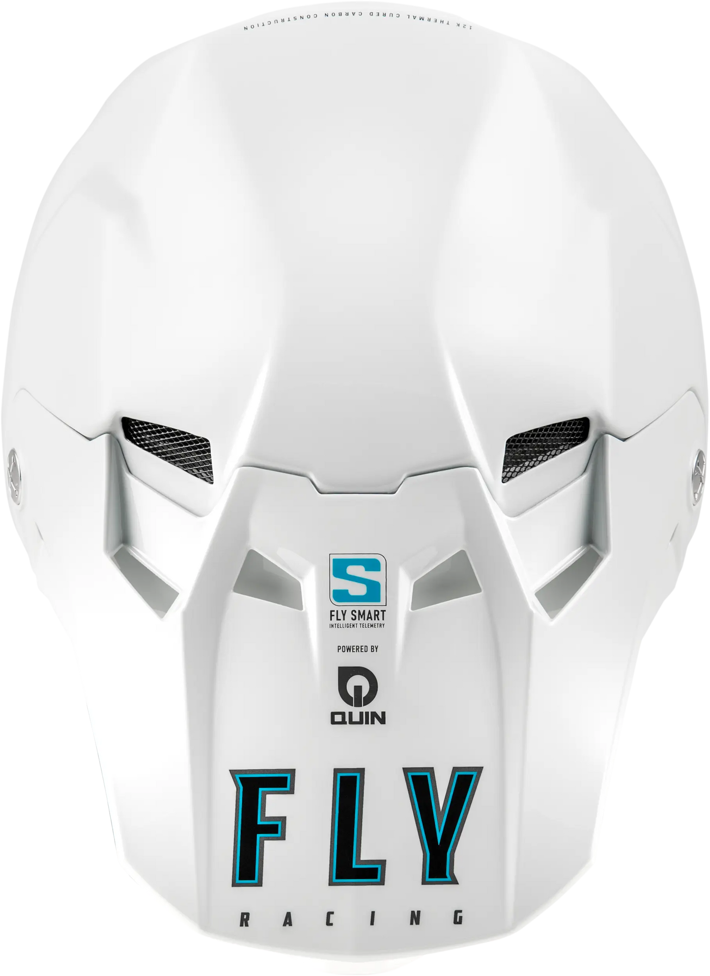 FLY RACING Formula S Carbon Solid White Helmet