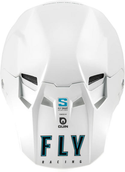 FLY RACING Formula S Carbon Solid White Helmet