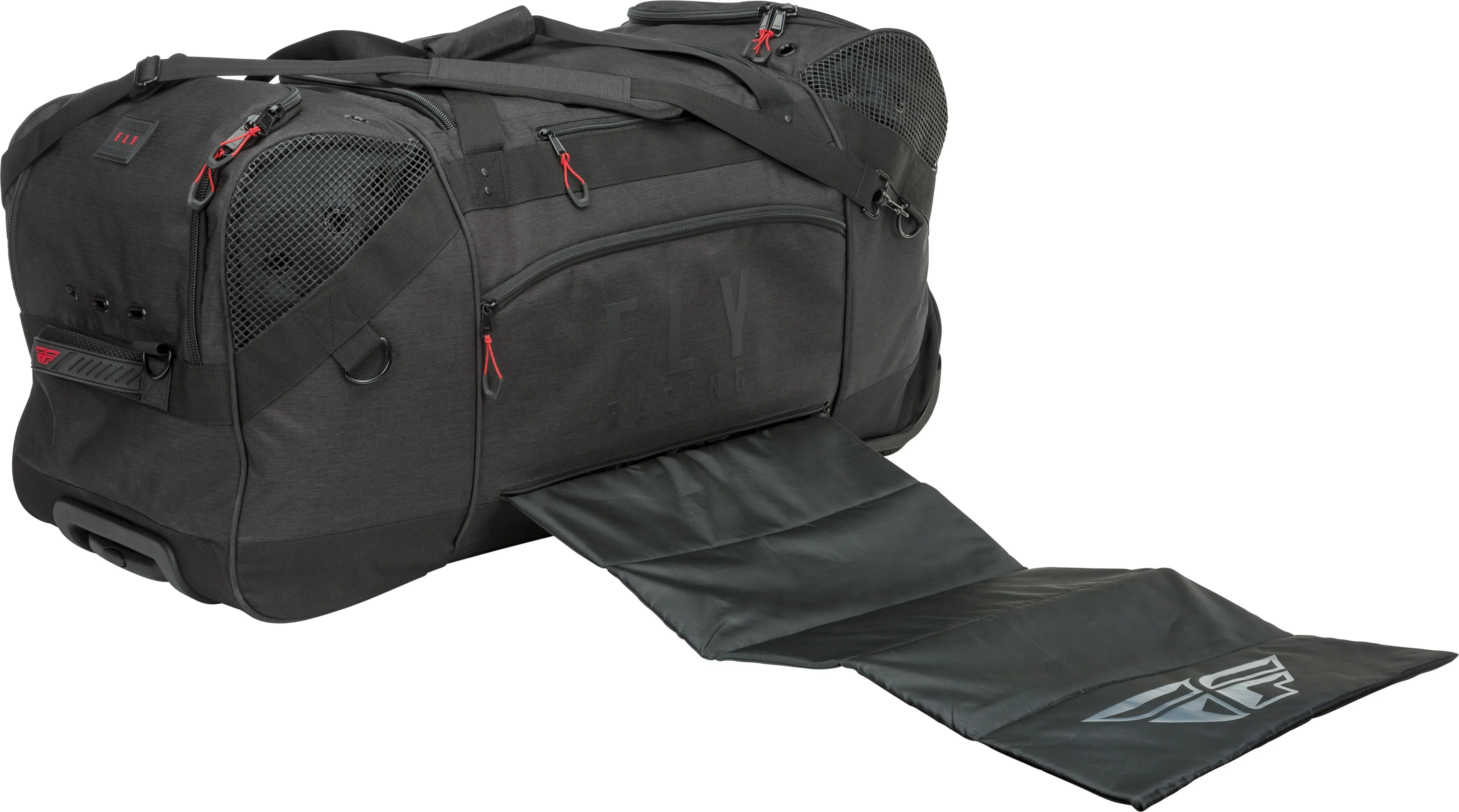 FLY Roller Grande Gear Bag Black - Dirtbike Gear Bag – Race Desert