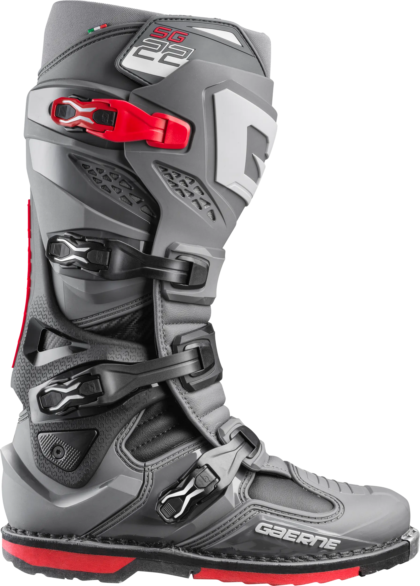 Gaerne SG22 Anthracite/Black/Red Boots