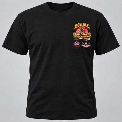 100’s M.C. 2026 National Hare & Hound Tommy Russell Memorial T-Shirt | Pre-Order