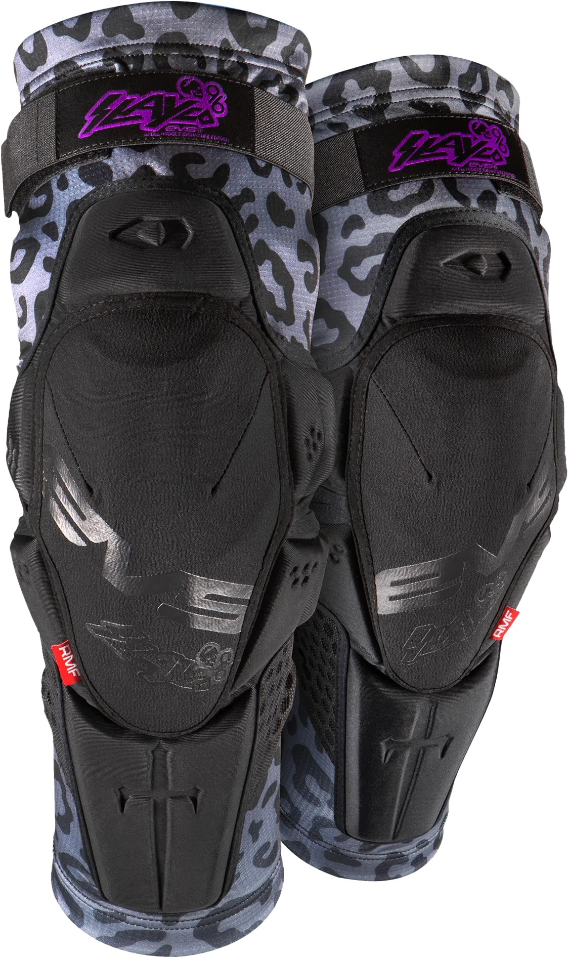 EVS Slayco 96 Ghost Leopard Knee Guard - Limited Edition Axel Hodges Knee Guards