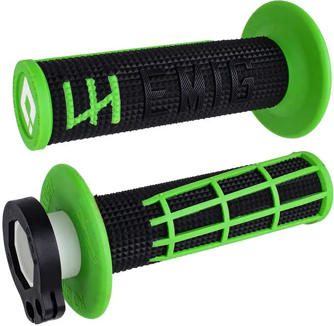 ODI Emig 2.0 - V2 Lock On Grips - Black/Green