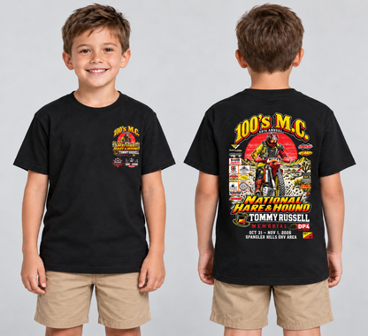 100’s M.C. 2026 National Hare & Hound Tommy Russell Memorial T-Shirt | Pre-Order
