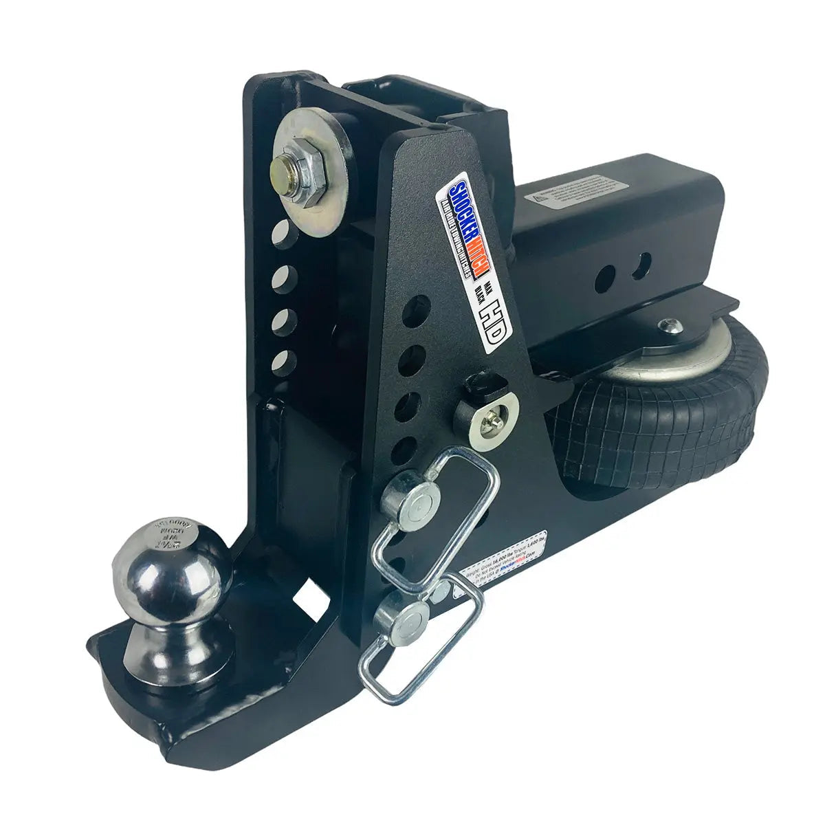 Shocker Hitch Max Black HD Air Hitch - 20,000 lbs. GTW