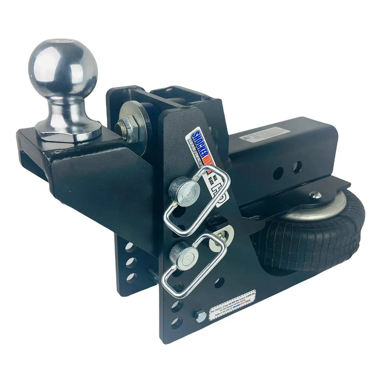 Shocker Hitch Max Black HD Air Hitch - 20,000 lbs. GTW