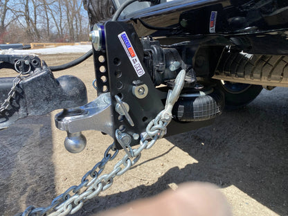 Shocker Hitch Max Black HD Air Hitch for Sway Control - 20,000 lbs.