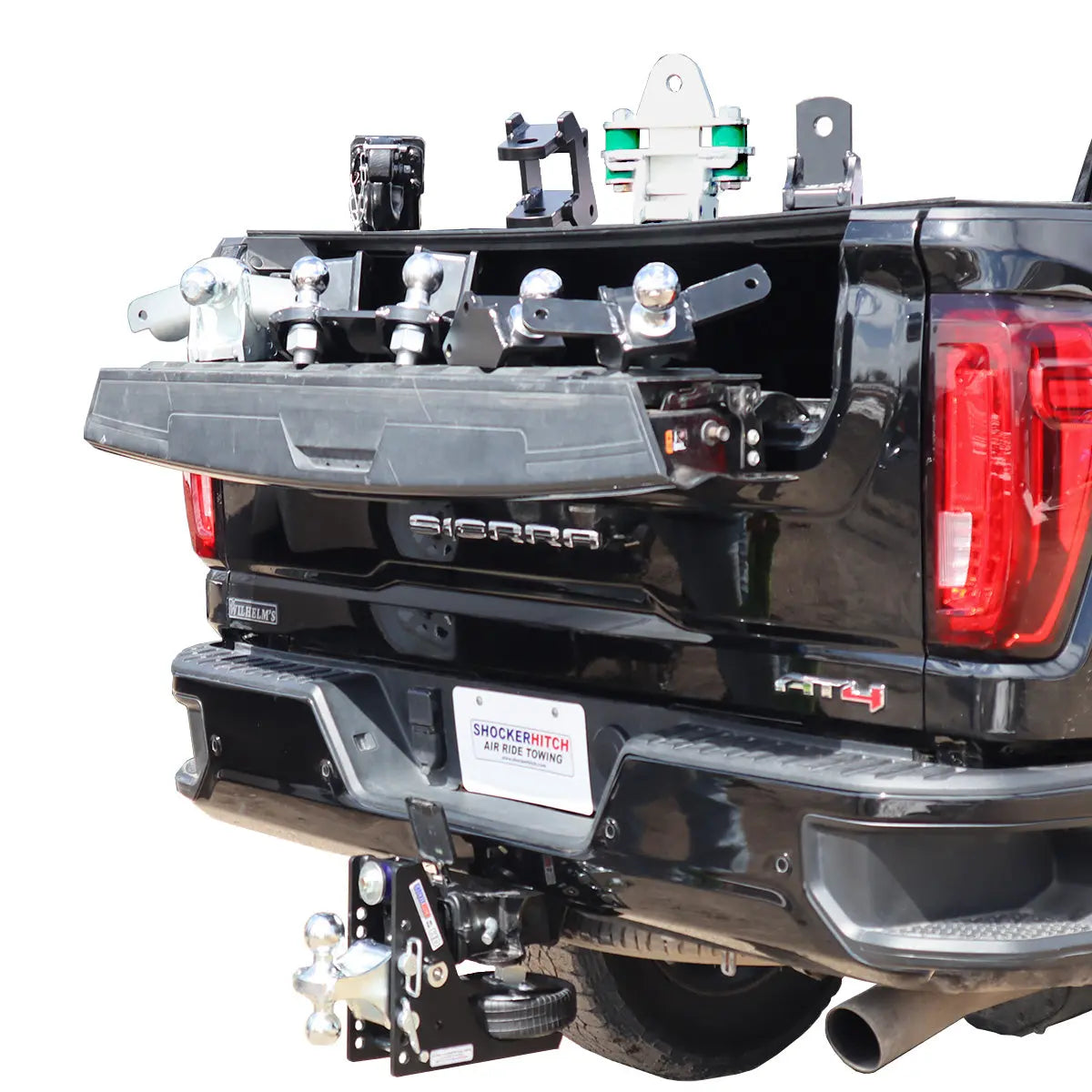 Shocker Hitch Max Black HD Air Hitch for Sway Control - 20,000 lbs.