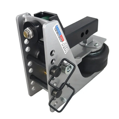 Shocker Aluminum Light Duty Air Hitch  w/ Black Combo Ball Mount - 10,000 lbs. GTW