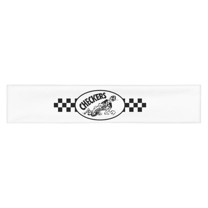 Checkers MC White Headband  - Official Club Apparel