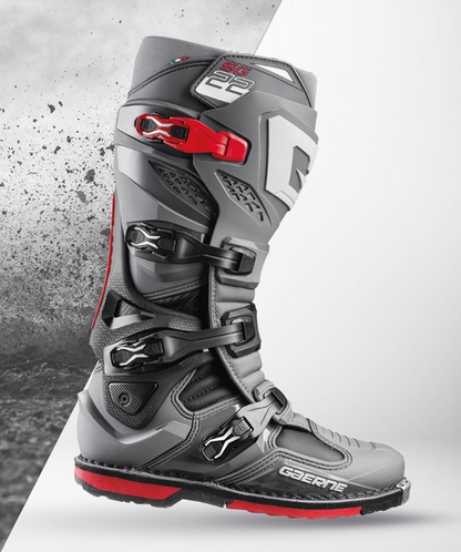 Gaerne SG22 Anthracite/Black/Red Boots