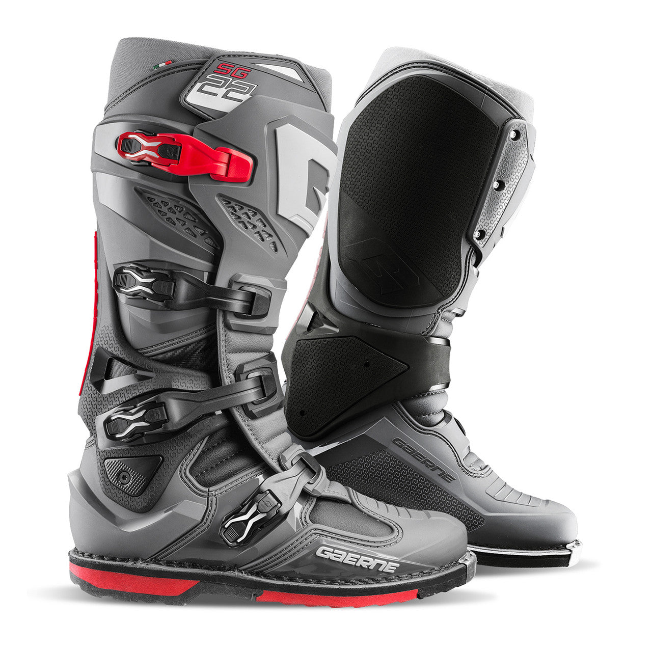 Gaerne SG22 Anthracite/Black/Red Boots