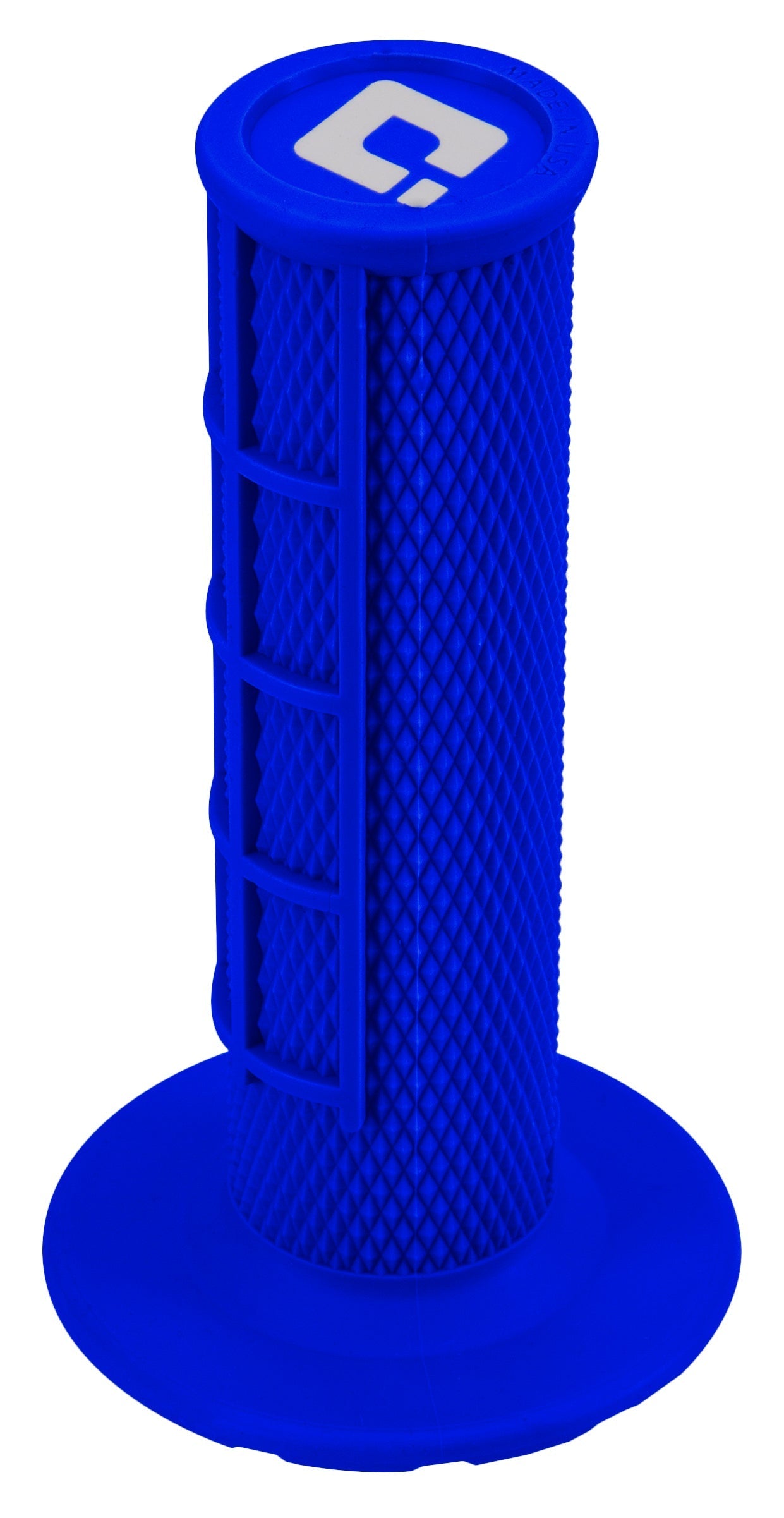 ODI Mini MX Half Waffle Grips  - Blue - Grips for Pitbikes and Minibikes - PW50 | CRF50/XR50 | TTR50 / SX 50