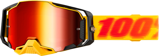 100% Armega Goggle Tetsu Mirror with Red Lens