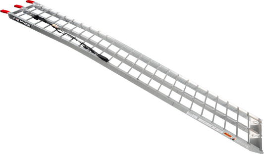 Curved Aluminum Motorcycle Ramp 88" X 12" One Piece