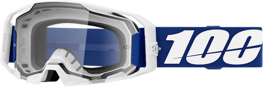 100% Armatic Goggle Blue with Clear Lens